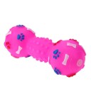 Squeaky Rubber Dumbbell for Dogs 8