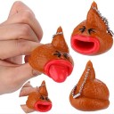 Squishy afføring nøglering 2