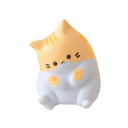 Squishy Cat Stress Relief Squeeze Toy 6.5 × 5 cm Soft PU Foam Slow Rising Hand Relaxation Aid 7