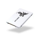 SSD interno usado 10 x 7 x 0,7 cm con capacidad de 128 GB y conexión SATA III en formato de 2,5" en color blanco para actualizar laptops 5