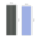 SSD-Kühler 73 x 24 x 5 mm Aluminium passiver Kühler mit thermischer Silikonunterlage und Gummibändern zur Befestigung am SSD-Laufwerk 4 SSD-Kühler 73 x 24 x 5 mm Aluminium passiver Kühler mit thermischer Silikonunterlage und Gummibändern zur Befestigung am SSD-Laufwerk 4