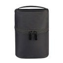 Staande reiskosmetica tas van afgeronde vorm met handvat voor vervoer Rits met twee sliders Nylon Afmetingen 13 x 10 x 19 cm 2