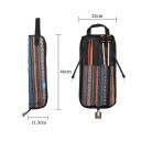 Stäbchenetui 22 x 46 x 11,5 cm Baumwoll-Etui im ethnischen Stil für Schlaginstrumente Wasserfestes, robustes Etui für Stäbchen mit tragbarem Gurt 5