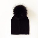 Stacey børnehue med lodden pompon 6
