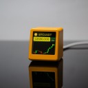 Stacjonarne urządzenie do monitorowania bitcoinów, akcji i walut z dotykowym sterowaniem, wyświetlacz LED 30 x 30 mm, zasilanie USB 3