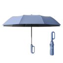 Stærk automatisk foldbar paraply 125 cm Vindtæt parasol til mænd og kvinder med UV-beskyttelse Paraply med håndtag til al slags vejr 4