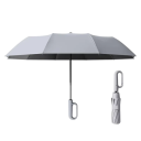 Stærk automatisk foldbar paraply 125 cm Vindtæt parasol til mænd og kvinder med UV-beskyttelse Paraply med håndtag til al slags vejr 5