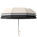 Stærk automatisk foldbar paraply 125 cm Vindtæt parasol til mænd og kvinder med UV-beskyttelse Paraply med håndtag til al slags vejr 1
