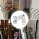 Stainless Steel Bolt 7 x 4.9 x 0.7 cm Door Security Latch for Cabinet Furniture 4