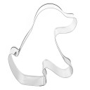 Stainless Steel Dog Shaped Cookie Cutter J727 3