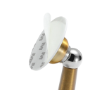 Stainless Steel Door Stopper 40 x 74 x 55 mm Floor and Wall Mount Scratch Resistant Includes Screws and Stickers 18