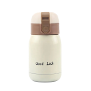 Stainless Steel Flask 200 ml Double-Walled Vacuum Insulation Small Thermos Bottle for Hot and Cold Drinks Compact Travel Flask with Leak-Proof Lid 2