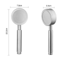 Stainless Steel Handheld Shower Head High-Pressure Water-Saving Spray Nozzle Rain Mode Water Conservation Bathroom Accessories 4