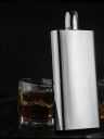 Stainless Steel Hip Flask with Eagle 2