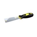 Stainless Steel Scraper for Filler 20.3 × 5 cm Painter's Trowel with Ergonomic Handle Black Yellow Construction Tool for Surface Cleaning 1