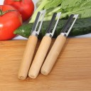 Stainless Steel Scraper with Wooden Handle 4