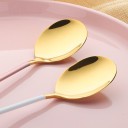 Stainless Steel Spoon with Coloured Handle 7