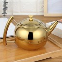 Stainless Steel Tea Pot Gold 2