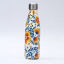Stainless Steel Travel Bottle with Floral Design 7