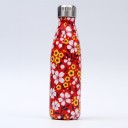 Stainless Steel Travel Bottle with Floral Design 9