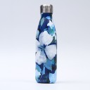Stainless Steel Travel Bottle with Floral Design 14