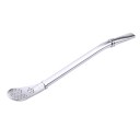 Stainless Steel Yerba Maté Tea Bombilla Straw with Spoon-Shaped Strainer for Drinking Loose Leaf Tea Curved Mouthpiece Dimensions 16 x 2.2 cm 2