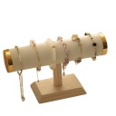 Ställ för armband och klockor 23 × 13,5 × 5 cm Bordsställ för smycken hållare för armband kedjor och klockor organiserare för smycken 4