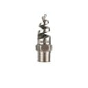 Stalowa spiralna dysza 3/8" 16,2 mm 316L z zewnętrznym gwintem przeciw zatykania szeroki rozprysk do nawadniania 1