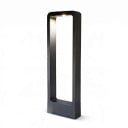 Stâlp LED de grădină rezistent la apă 15 W COB Lumină albă caldă 3000 K 60 cm Aluminiu DC 12 V Negru Iluminat exterior pentru curte și gazon la vilă 1