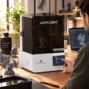 Stampante 3D a resina 223 x 126 x 230 mm Stampa LCD con tecnologia Wave Release Vite a sfera Schermo touch Copertura ribaltabile Bianca 6