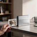 Stampante fotografica portatile senza inchiostro con Bluetooth, stampa foto 50 x 76 mm (2x3"), tecnologia ZINK, argento, per mobile e tablet 2