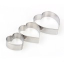 Stampini a forma di cuore 3 pz 4