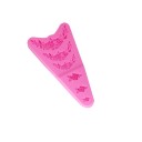 Stampo in silicone 3D con motivo rose Tre fiori separati e tre ghirlande floreali Estrazione facile Dimensioni 13 x 6,5 cm Resistenza fino a 230 °C 5
