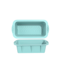 Stampo in silicone per cottura a forma di cubo Pane Torta Ricette salate e dolci Antiaderente Riutilizzabile Resistente alle temperature Creazione creativa 25×12×7,5 cm 6