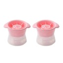 Stampo per ghiaccio in silicone 109×79×85 mm 2 pezzi Grande forma rotonda per ghiaccio per whisky Utensile da cucina per congelamento veloce 2