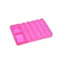 Stând acoperit din 5 piese cu paletă 7 x 10 x 0,8 cm Organizator pentru unelte de manichiură pentru modelarea și vopsirea unghiilor din acril de calitate 8