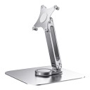 Stand for Portable Monitor Cross Mount with 4 Screws Rotating Base Adjustable Height and Tilt Aluminium Alloy For Desk in Office 5