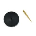 Stand met naald voor het balanceren van pendules bij het repareren van horloges basisdiameter 3,4 cm hoogte 0,8 cm 2