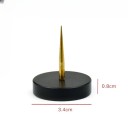 Standaard met naald voor het balanceren van vliegwielen en het tijdelijk vasthouden van componenten tijdens horlogereparaties, basisdiameter 3,4 cm, hoogte 0,8 cm 3