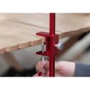 Ständer für hängende Campinglaterne aus Aluminiumlegierung mit einfacher Befestigung am Tisch bis 3 cm mit elastischem Band für Außenbeleuchtung 2