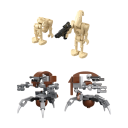 Star Wars -rakennussarja 522-osainen Kauppaliiton sotilaskuljetusalus Taisteludroideilla ja droidikoilla 27,3x6,2x8,9 cm Scifi-malli lapsille 3