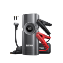 Startovací zdroj s kompresorem 2500 A a 150 PSI Powerbanka 20000 mAh 14,8 V LED svítilna Šedý Pro nastartování auta a hustění pneumatik 1