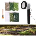 Static Grass Applicator 24.5 x 7.3 cm Tool Set for Grass Scattering Diorama Modelling with 6 Bags of Static Grass and a Brush 3