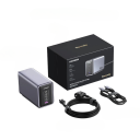 Stație de încărcare desktop 300W GaN 111 x 65 x 53 cm încărcător USB-C cu putere de 140 W pe port PD3.1 încărcare rapidă inteligentă pentru MacBook și iPad 2