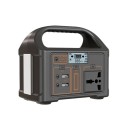 Stație de încărcare portabilă 24000 mAh LiFePO4 76.8Wh cu lumină LED 4 moduri ieșiri AC/DC/USB Generator de curent de urgență Camping ștecher UE 2