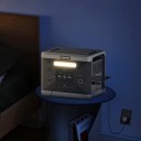 Stație electrică portabilă, generator solar LiFePO4 de 2160 Wh, priză UE, peste 3500 de cicluri, încărcare rapidă, UPS, BMS, lumină LED, 4 ieșiri AC 6 ieșiri USB XT60 DC 3