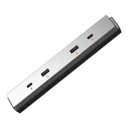 Station de charge pour Tesla Model Y Juniper 2025-2026 et Model 3 Highland 2024-2026 4 Ports USB-C et USB jusqu'à 65 W Argentée Dans la console 2