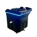 Station de lavage portable pour cheveux 60 l appareil professionnel éclairage LED 63 × 53 × 69 cm 3