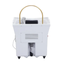 Station de lavage professionnelle pour cheveux avec couvercle éclairage LED circulation d'eau 64 × 53 × 69 cm mobile 3