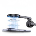 Stativ magnetic și tijă selfie 23–130 cm T18 Inel magnetic dublu Bluetooth telecomandă Aluminiu Negru Pentru călătorii 5
